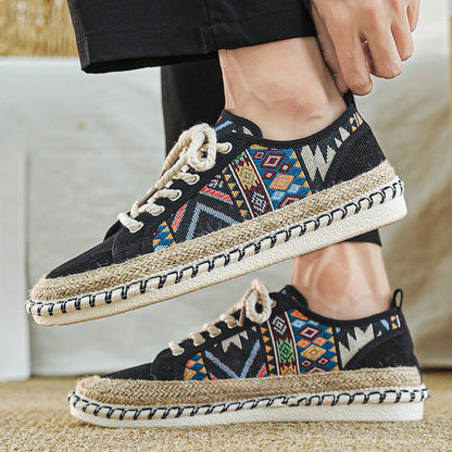 Yardley | Woven Detail Casual Sneakers