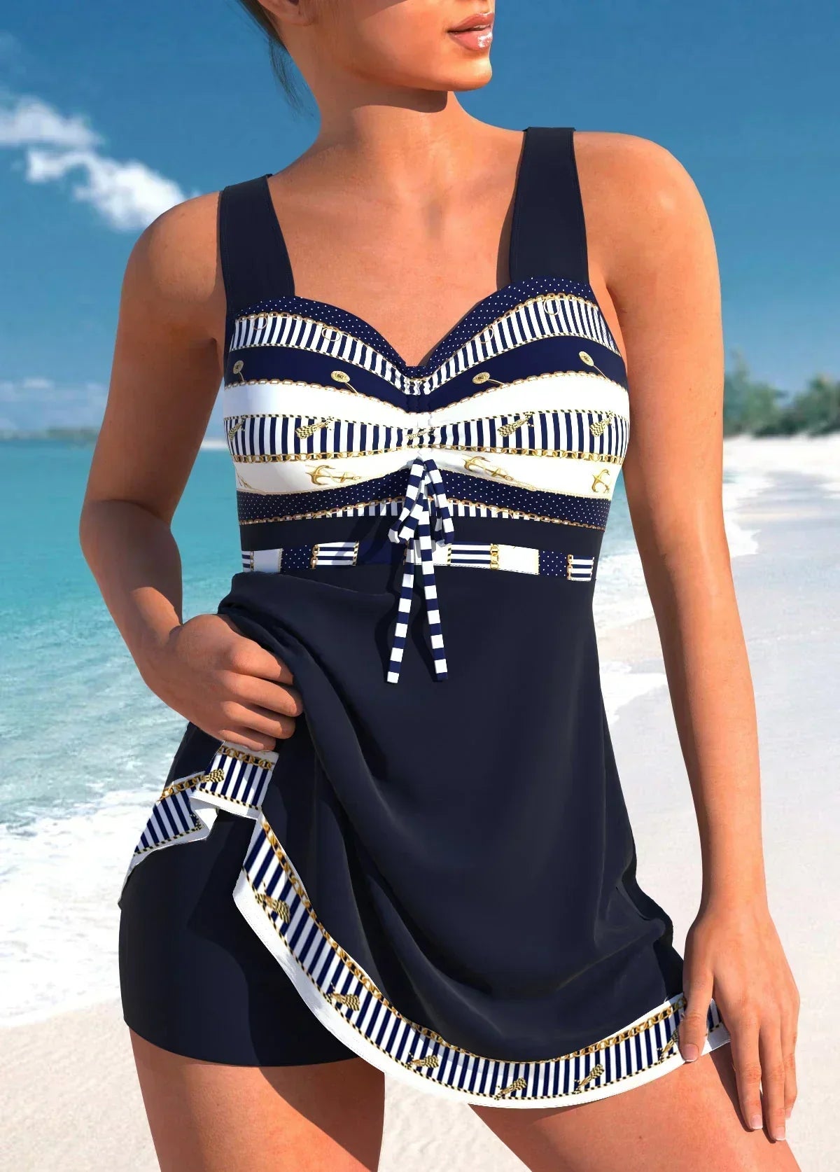 Marisca | Tribal Print Swimwear Set